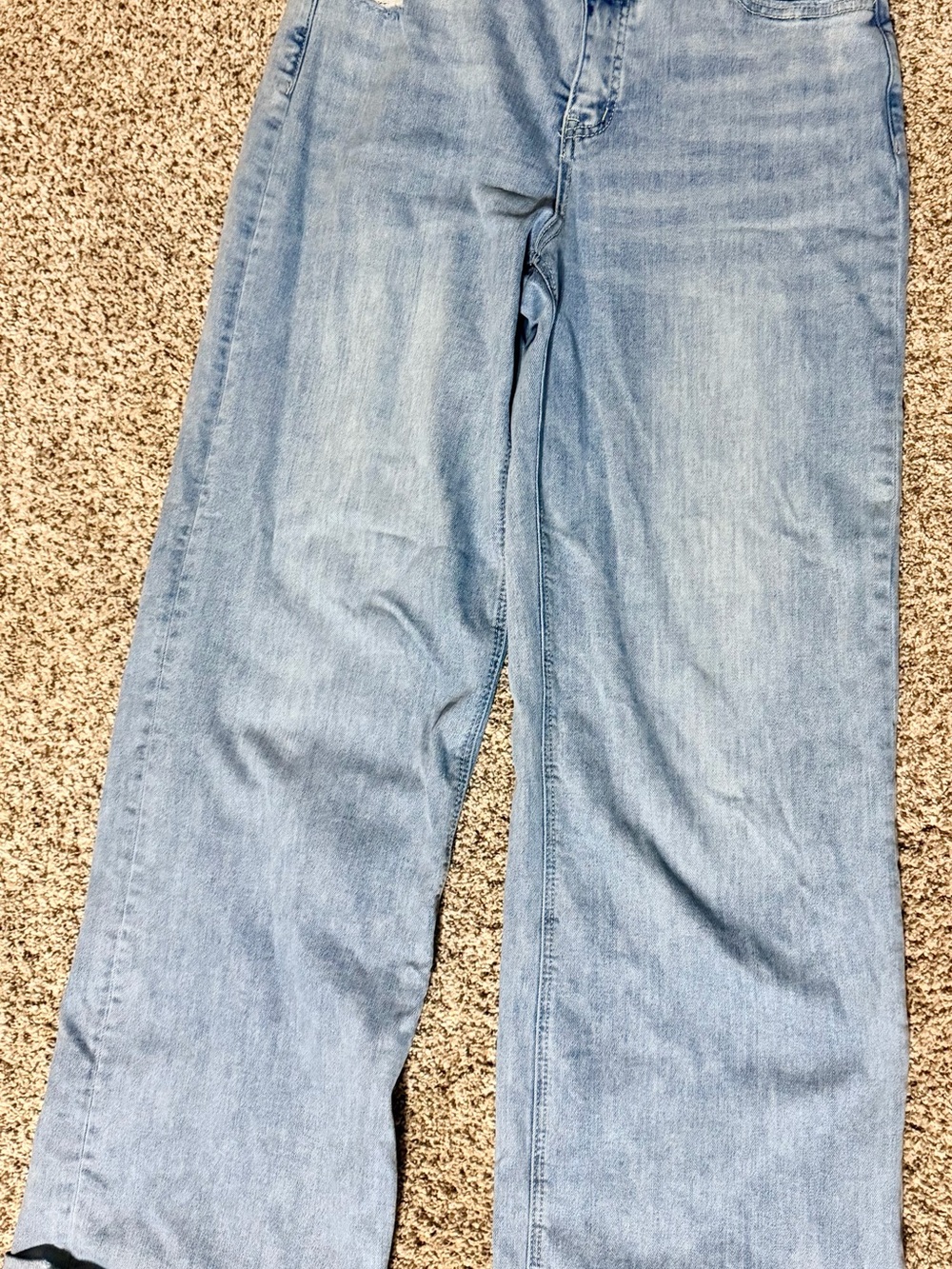 High-Rise Wide-Leg Jeans in Light Blue Wash
